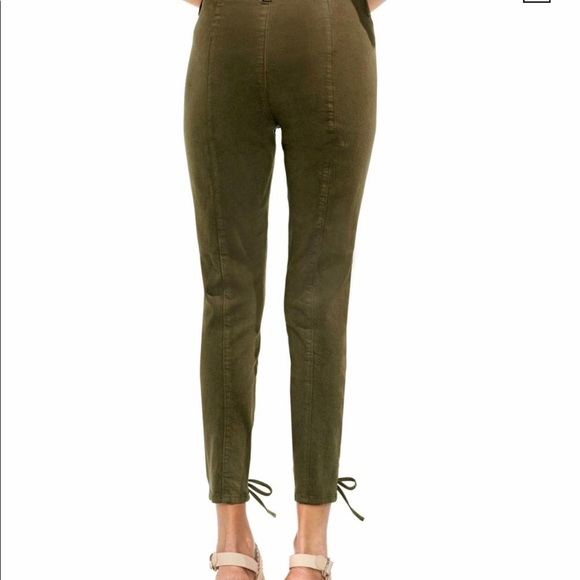 Vince Camuto Lace-up Cuff Skinny Ankle D-Lux Pants - Picture 3 of 8